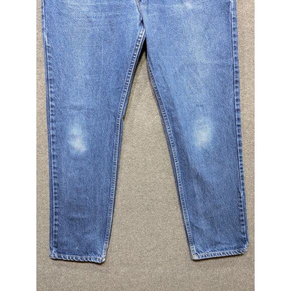 Vtg Levis 505 Jeans Mens 36x32 Orange Tab Regular Fit Straight Leg Denim 90s - Picture 2 of 12